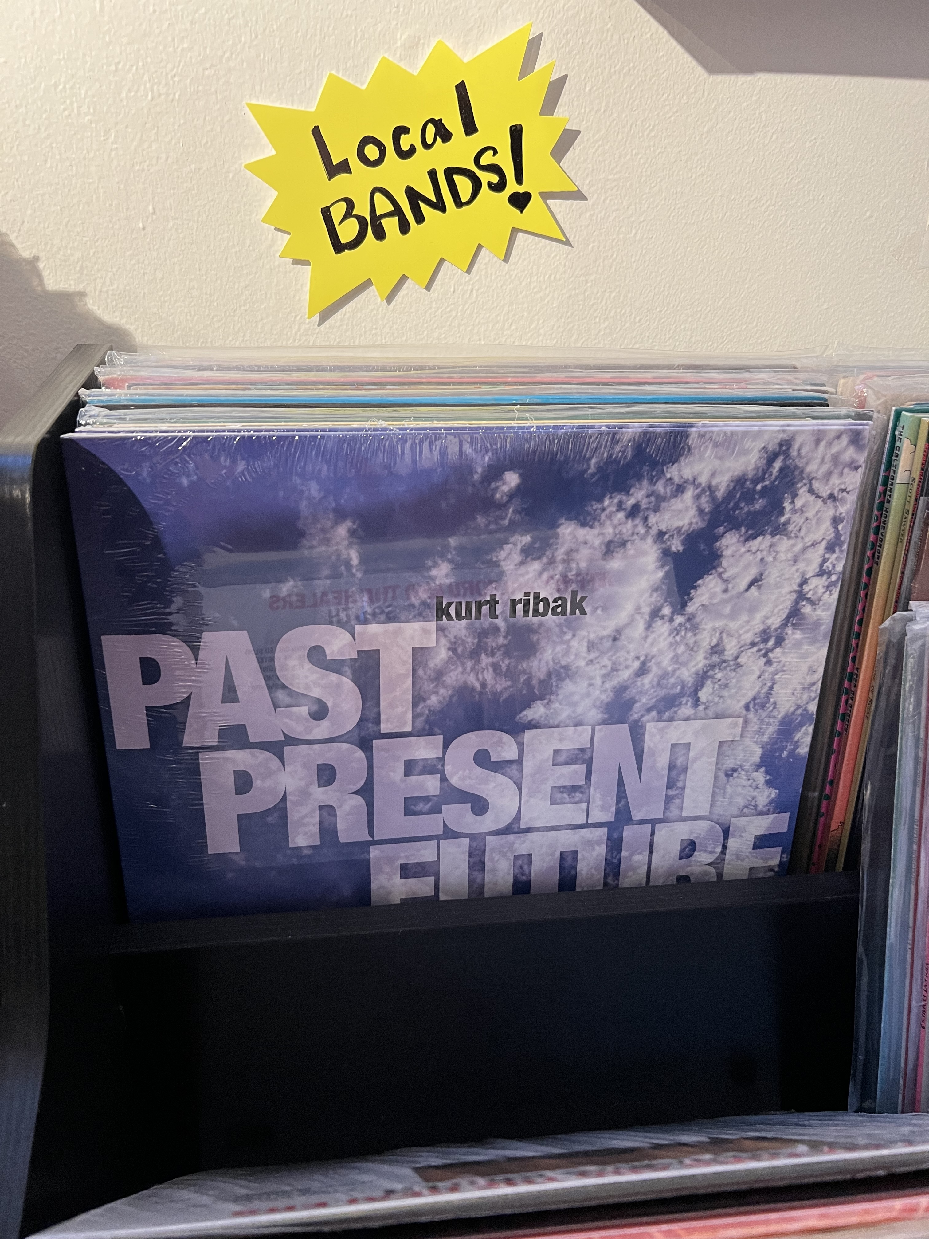 Kurt's LP at Devine Records