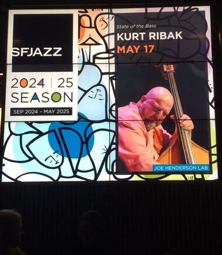 Electronic poster of Kurt Ribak SFJAZZ show 2025